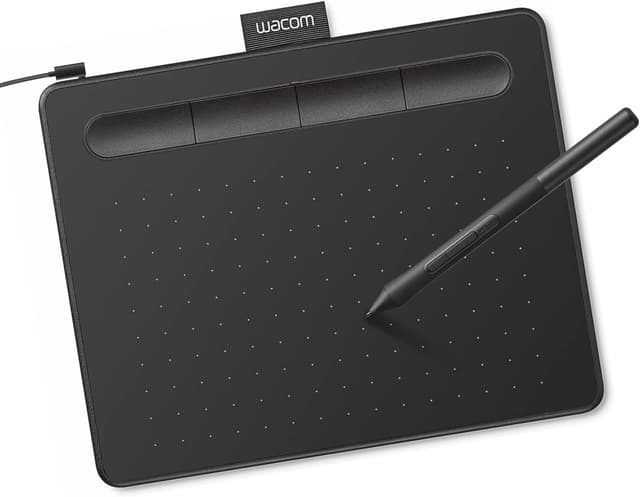 تبلت طراحی Wacom مدل Intuos CTL4100 کوچک سیاه با نرمافزار تبلت طراحی Wacom مدل Intuos CTL4100 کوچک سیاه با نرمافزار