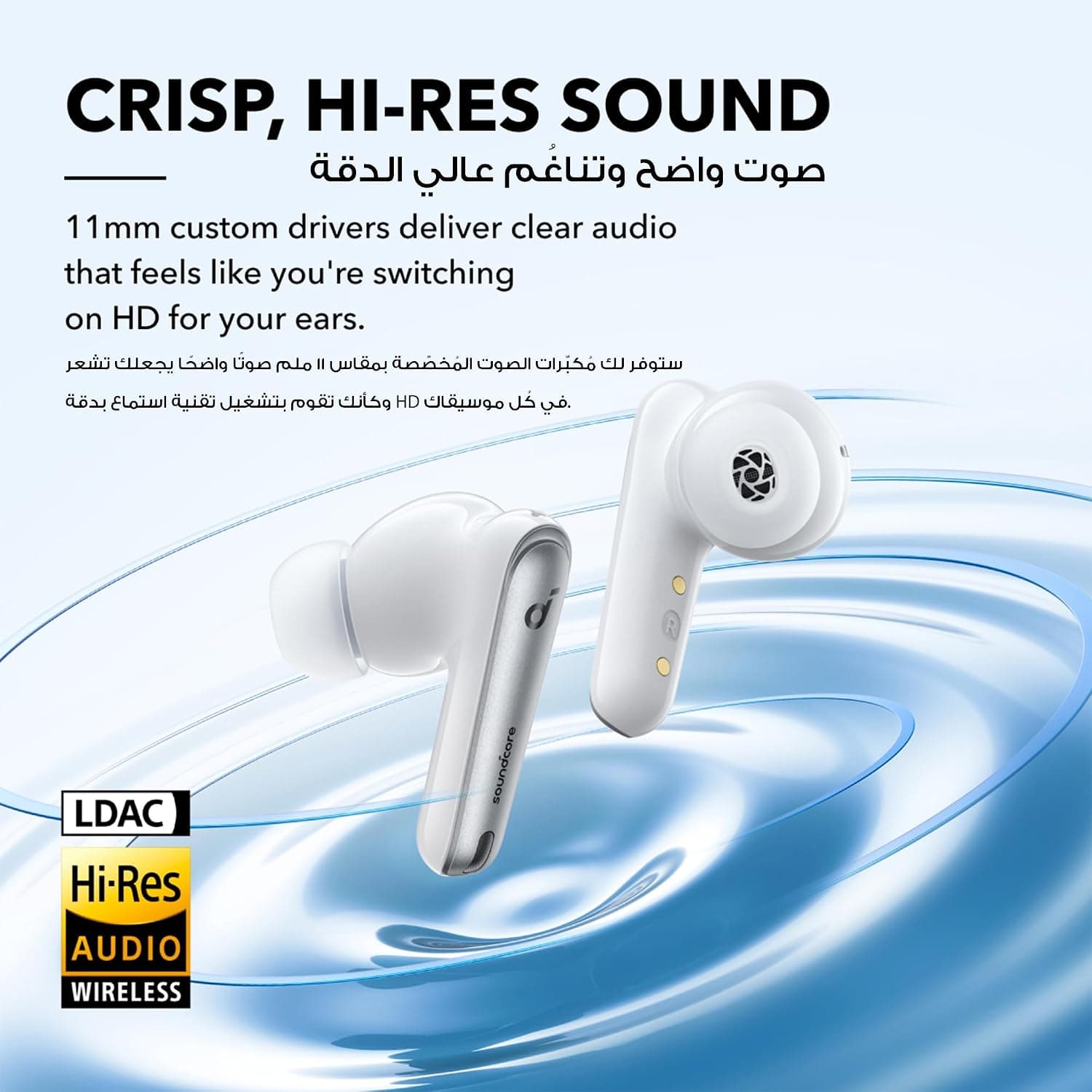 ایربادز Soundcore by Anker کاهش نویز 98.5% مدل Liberty 4 NC ایربادز Soundcore by Anker کاهش نویز 98.5% مدل Liberty 4 NC