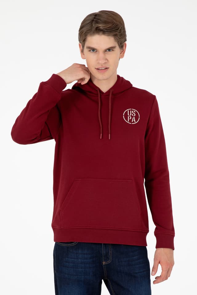 سوئیشرت مردانه U.S. Polo Assn. بوردو مدل 50293361-VR014 سوئیشرت مردانه U.S. Polo Assn. بوردو مدل 50293361-VR014