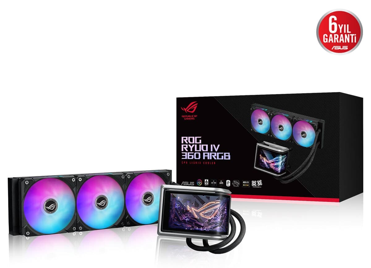 خنککننده مایع پردازنده ASUS ROG RYUO IV 360 ARGB مشکی 360mm مدل 90RC01N1-B0EAY0 خنککننده مایع پردازنده ASUS ROG RYUO IV 360 ARGB مشکی 360mm مدل 90RC01N1-B0EAY0