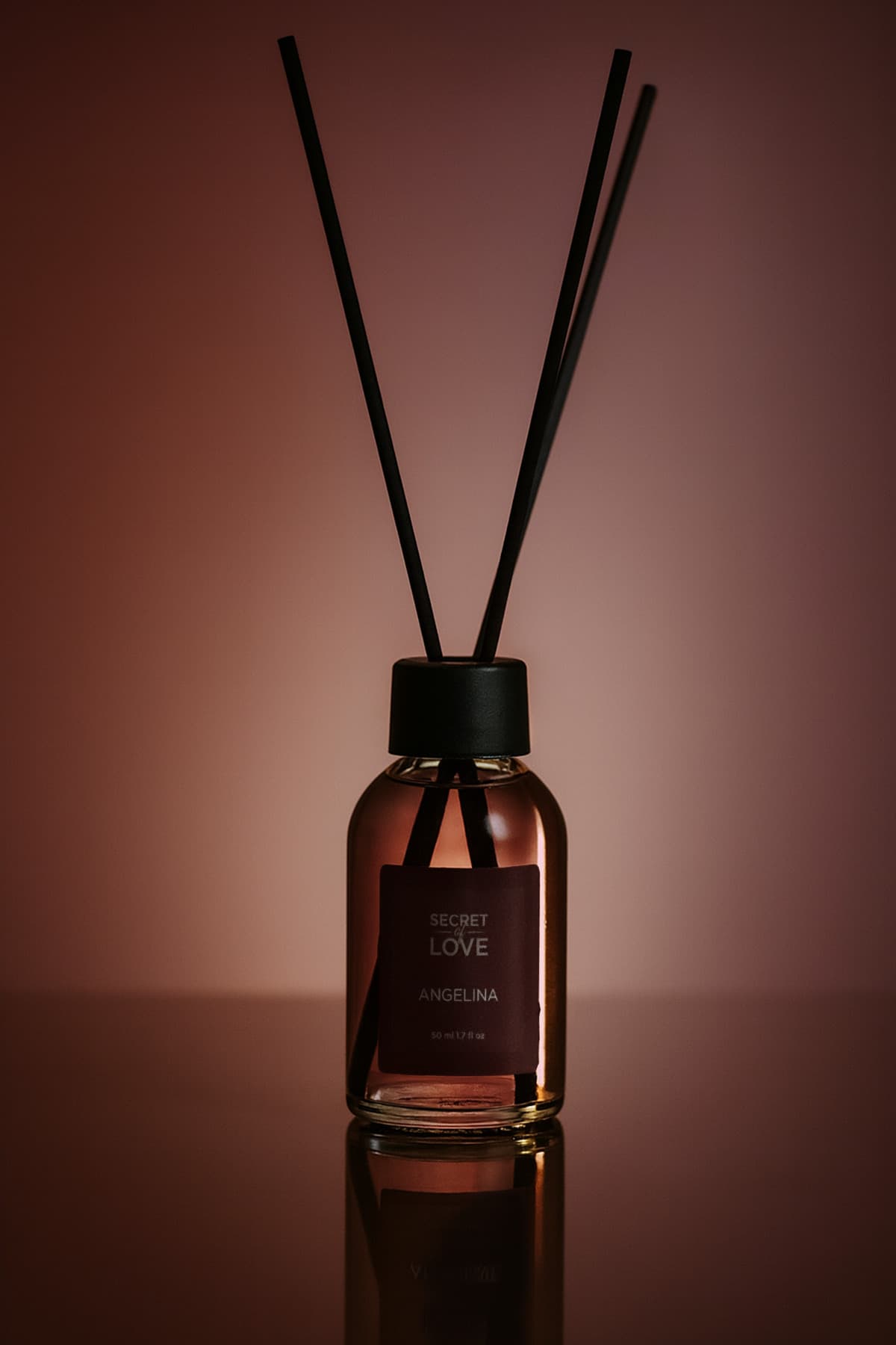 خوشبوکننده اتاق با چوبهای معطر SECRET OF LOVE مدل ANGELINA 50ml خوشبوکننده اتاق با چوبهای معطر SECRET OF LOVE مدل ANGELINA 50ml