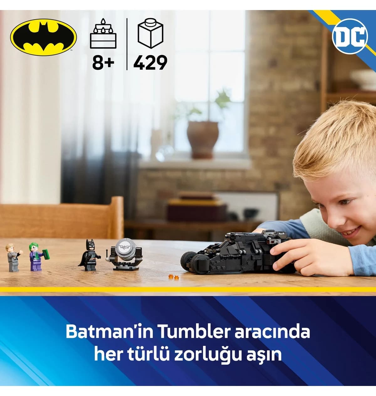 لگو DC Batman مدل 76303 Batman Tumbler مقابل Two-Face و Joker لگو DC Batman مدل 76303 Batman Tumbler مقابل Two-Face و Joker