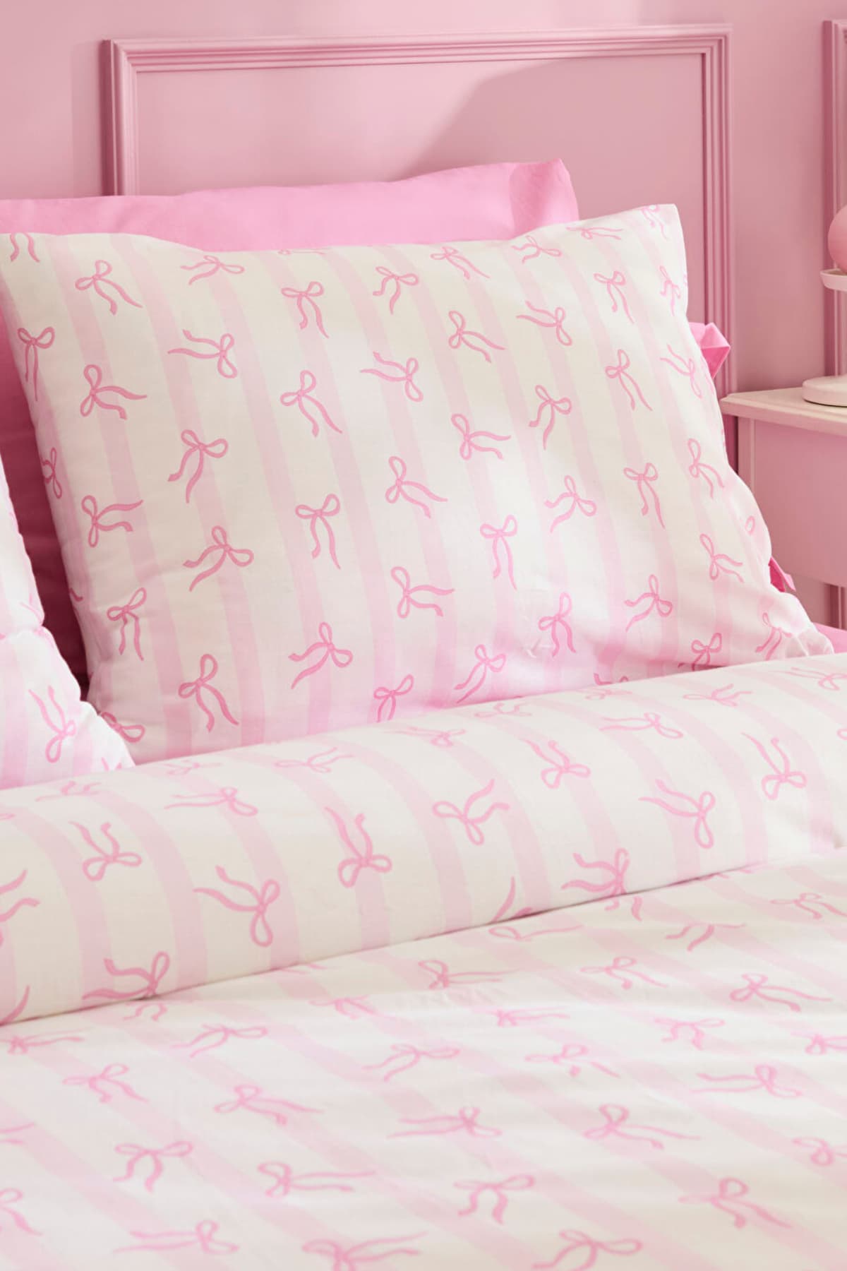 سرویس کاور لحاف یکنفره نخی Karaca Home Ribelle صورتی سرویس کاور لحاف یکنفره نخی Karaca Home Ribelle صورتی