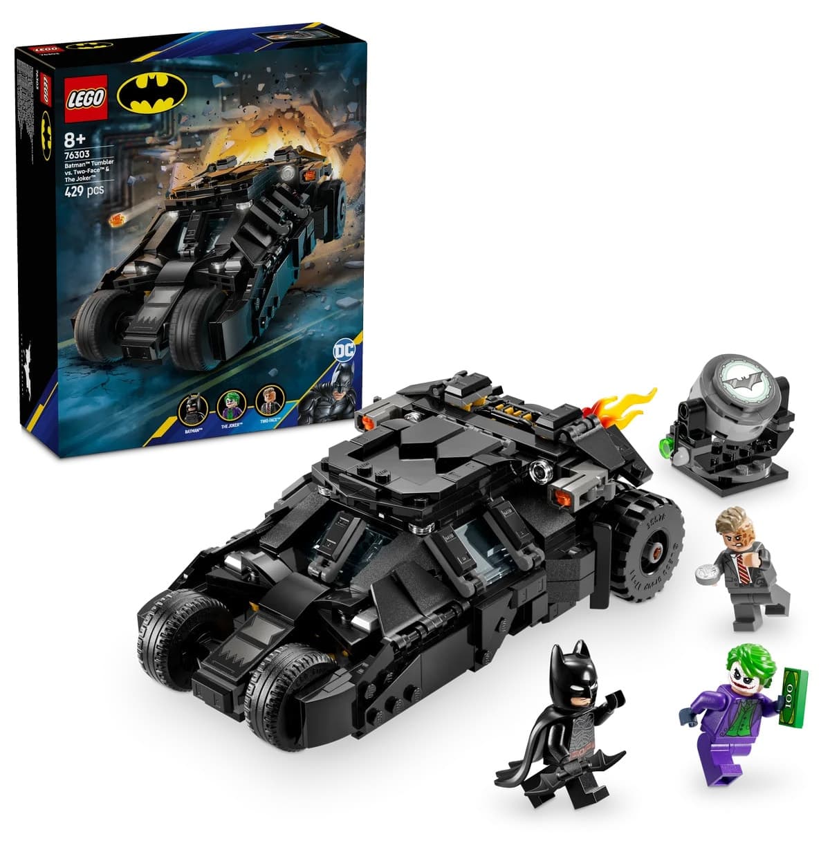 لگو DC Batman مدل 76303 Batman Tumbler مقابل Two-Face و Joker لگو DC Batman مدل 76303 Batman Tumbler مقابل Two-Face و Joker