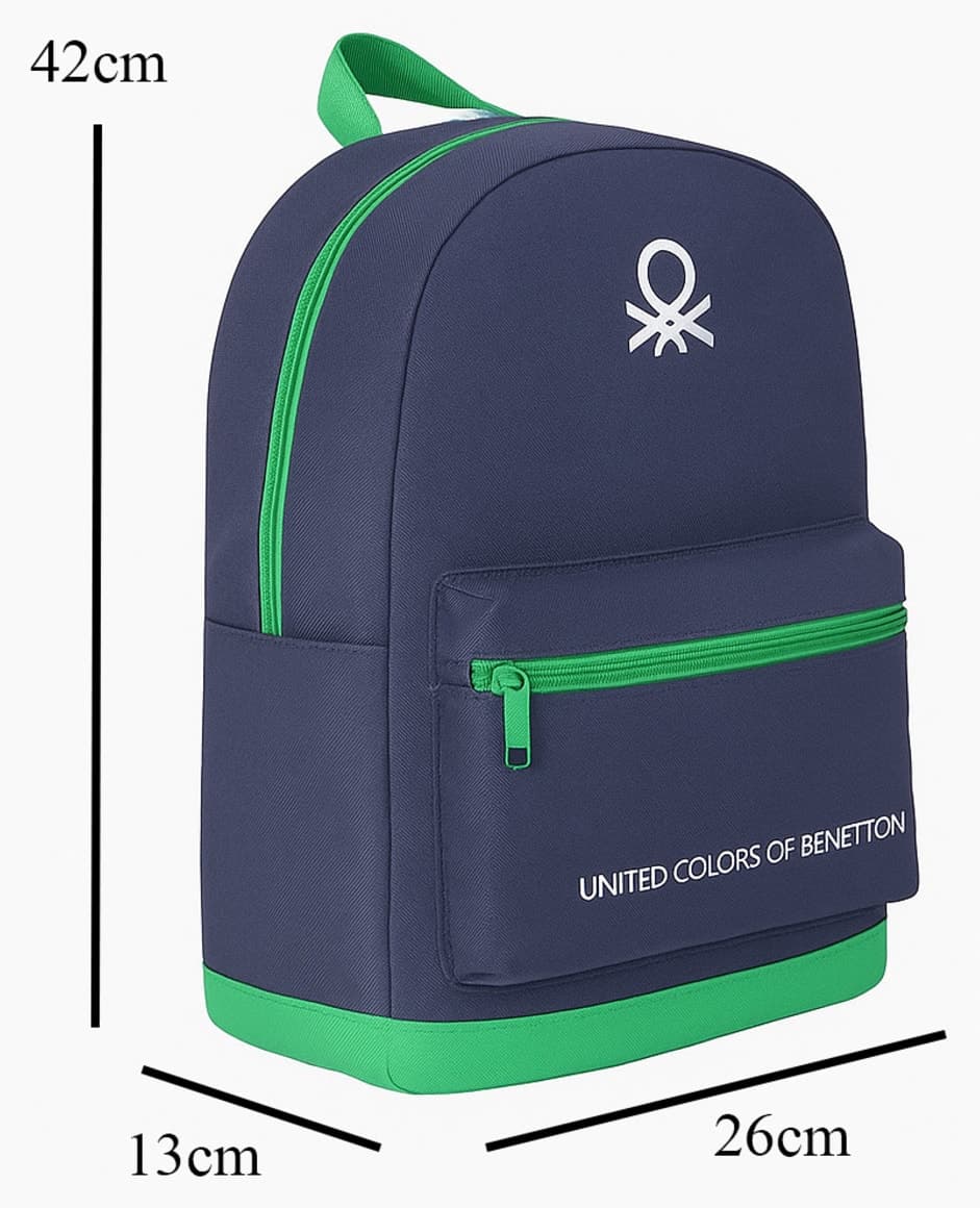 کیف مدرسه زنانه United Colors of Benetton کژوال سرمهای مدل 70415 کیف مدرسه زنانه United Colors of Benetton کژوال سرمهای مدل 70415