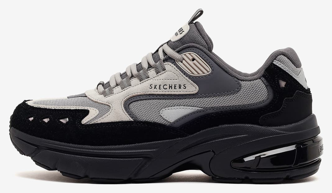 کفش اسنیکرز مردانه Skechers خاکستری مدل SHADOW 183214 DKGY کفش اسنیکرز مردانه Skechers خاکستری مدل SHADOW 183214 DKGY