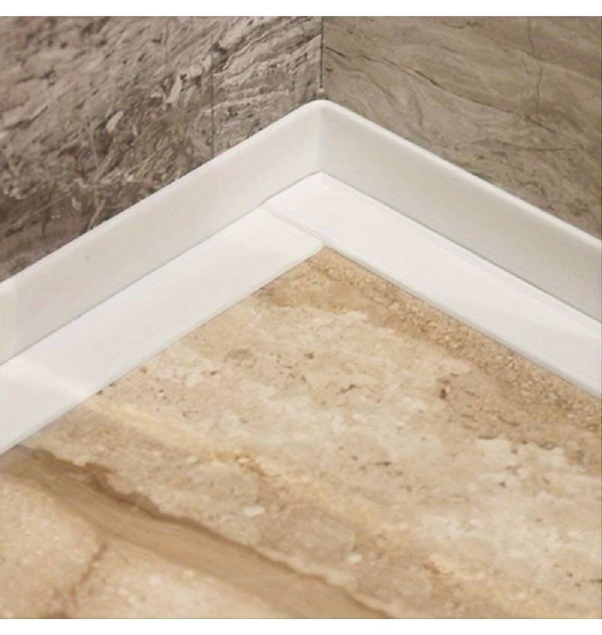 نوار آببندی Granvex سفید برای لبه وان و کابین دوش نوار آببندی Granvex سفید برای لبه وان و کابین دوش