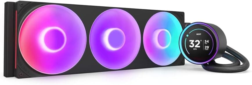 خنککننده مایع CPU NZXT Kraken Plus 280 رادیاتور 280mm LCD قابل شخصیسازی مشکی خنککننده مایع CPU NZXT Kraken Plus 280 رادیاتور 280mm LCD قابل شخصیسازی مشکی