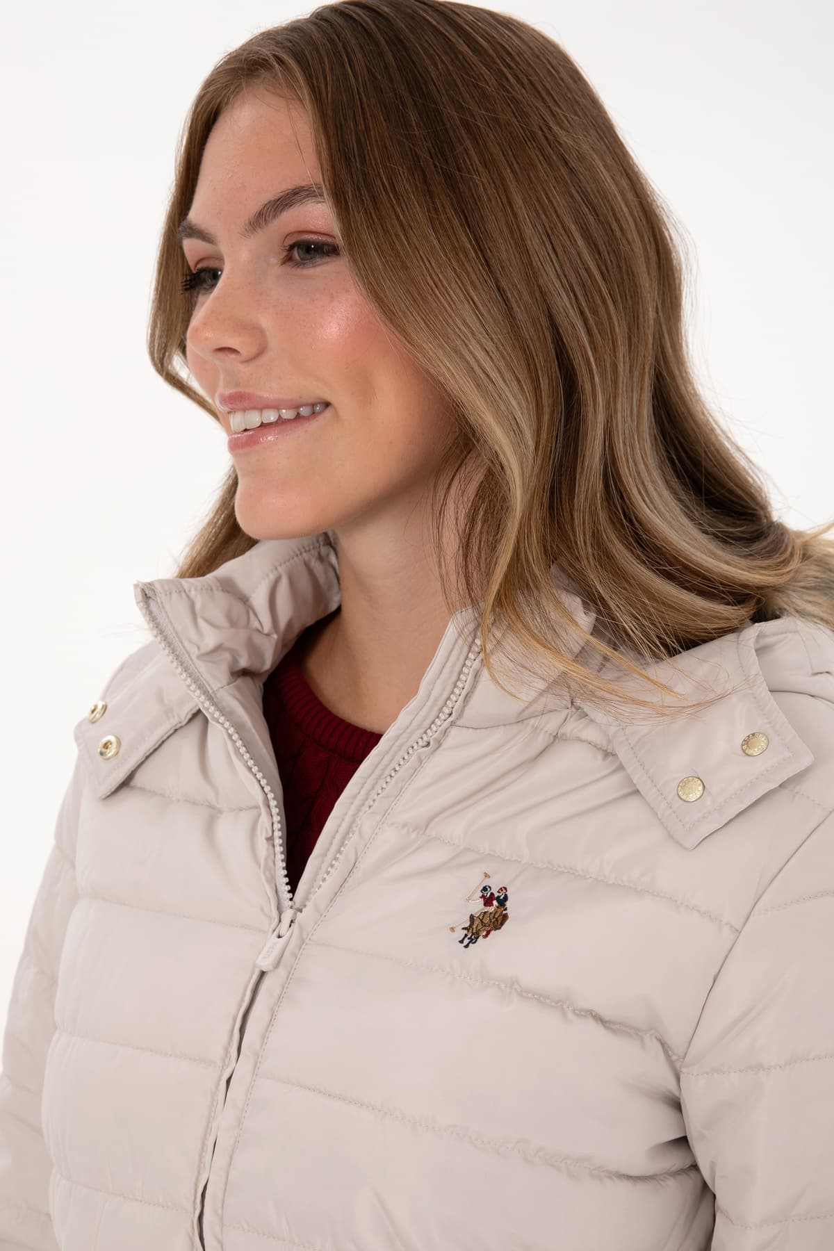 مونت زنانه U.S. Polo Assn. رنگ سنگی مدل 50308011-VR049 مونت زنانه U.S. Polo Assn. رنگ سنگی مدل 50308011-VR049