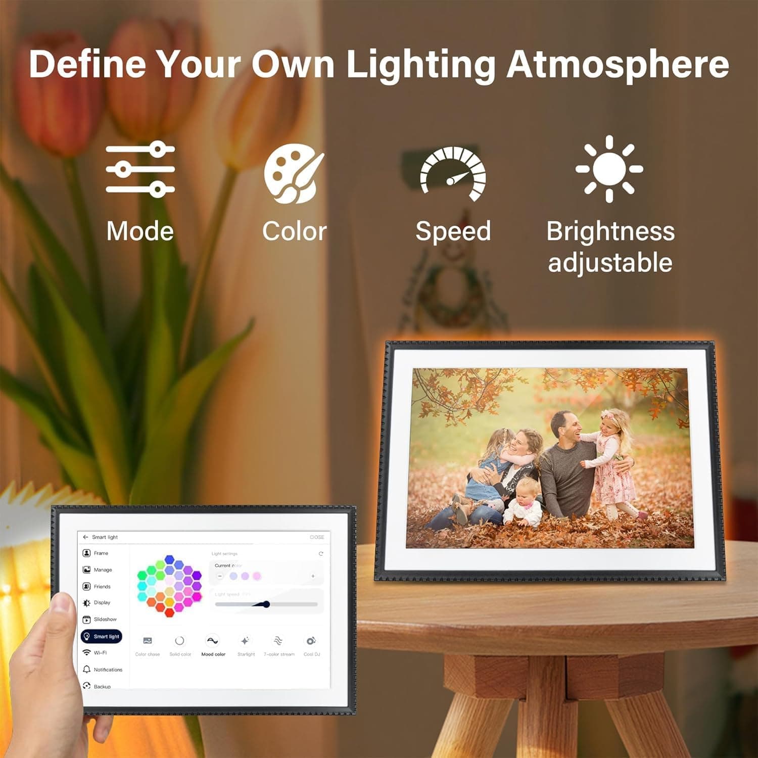 قاب عکس دیجیتال OuuOee وایفای 10.1 اینچ 32GB صفحه لمسی IPS قاب عکس دیجیتال OuuOee وایفای 10.1 اینچ 32GB صفحه لمسی IPS