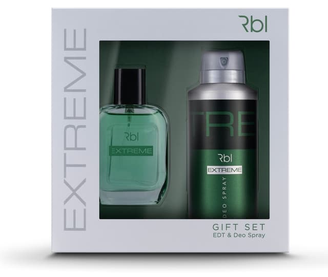 ست عطر مردانه Rebul مدل RBL EXTREME، 50 ml، همراه اسپری دئودورانت 150 ml ست عطر مردانه Rebul مدل RBL EXTREME، 50 ml، همراه اسپری دئودورانت 150 ml