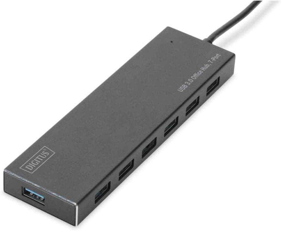 هاب USB 2.0 پرسرعت DIGITUS 4 پورت همراه کابل USB مدل DA-70217 هاب USB 2.0 پرسرعت DIGITUS 4 پورت همراه کابل USB مدل DA-70217