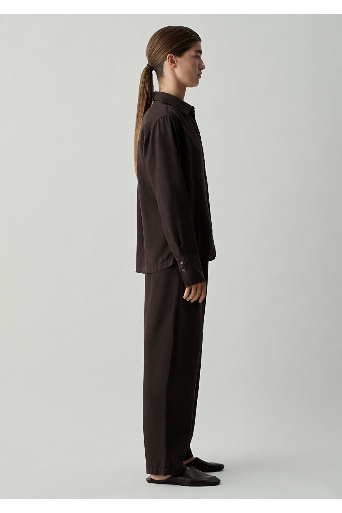 پیراهن زنانه Mavi لیوسل Tencel قهوهای فیت گشاد مدل 1211649-90707 پیراهن زنانه Mavi لیوسل Tencel قهوهای فیت گشاد مدل 1211649-90707