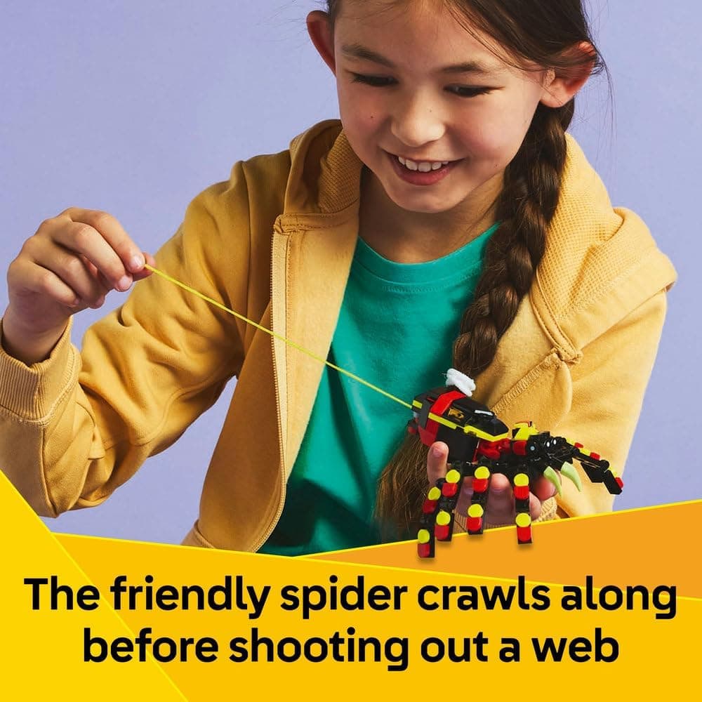 لگو Creator 3in1 حیوانات وحشی Surprising Spider مدل 31159 لگو Creator 3in1 حیوانات وحشی Surprising Spider مدل 31159