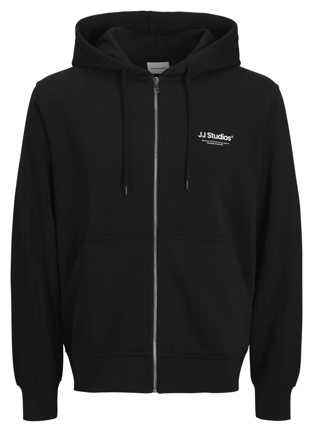 سوئیشرت کاپوشن دار مردانه Jack & Jones مشکی بزرگ سایز مدل 12279517 سوئیشرت کاپوشن دار مردانه Jack & Jones مشکی بزرگ سایز مدل 12279517
