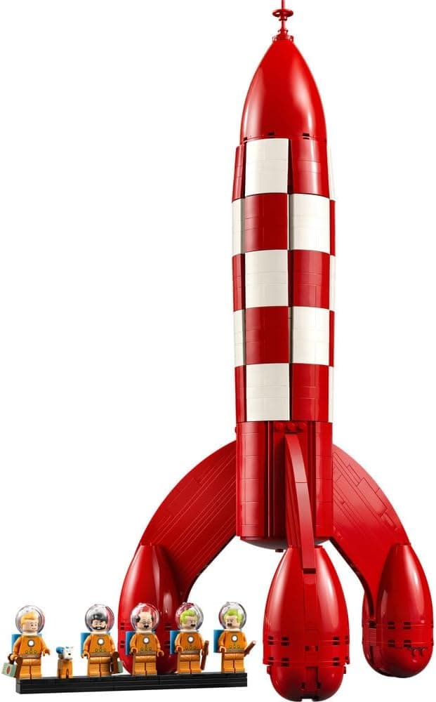 لگو Ideas موشک ماه Tintin مدل 21367 لگو Ideas موشک ماه Tintin مدل 21367