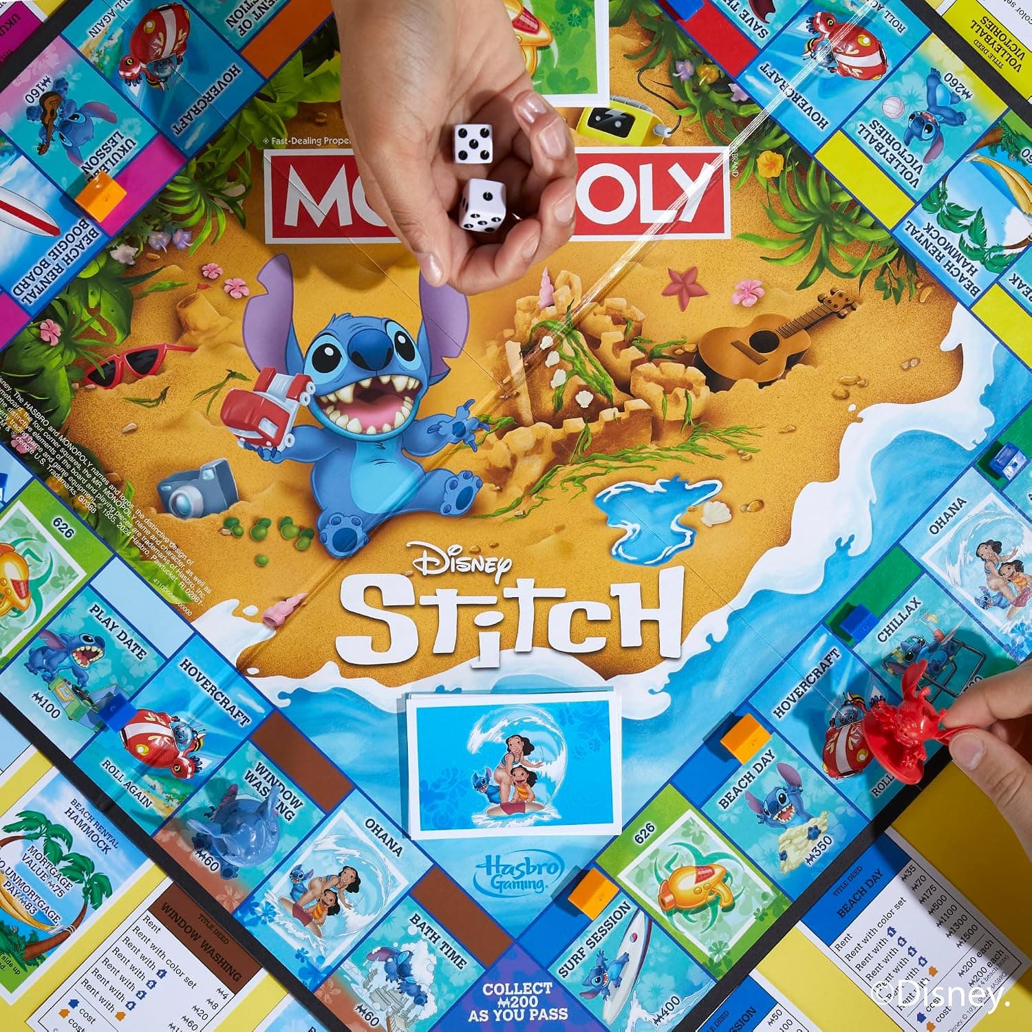 بازی رومیزی Disney Stitch Monopoly نسخه انگلیسی بازی رومیزی Disney Stitch Monopoly نسخه انگلیسی