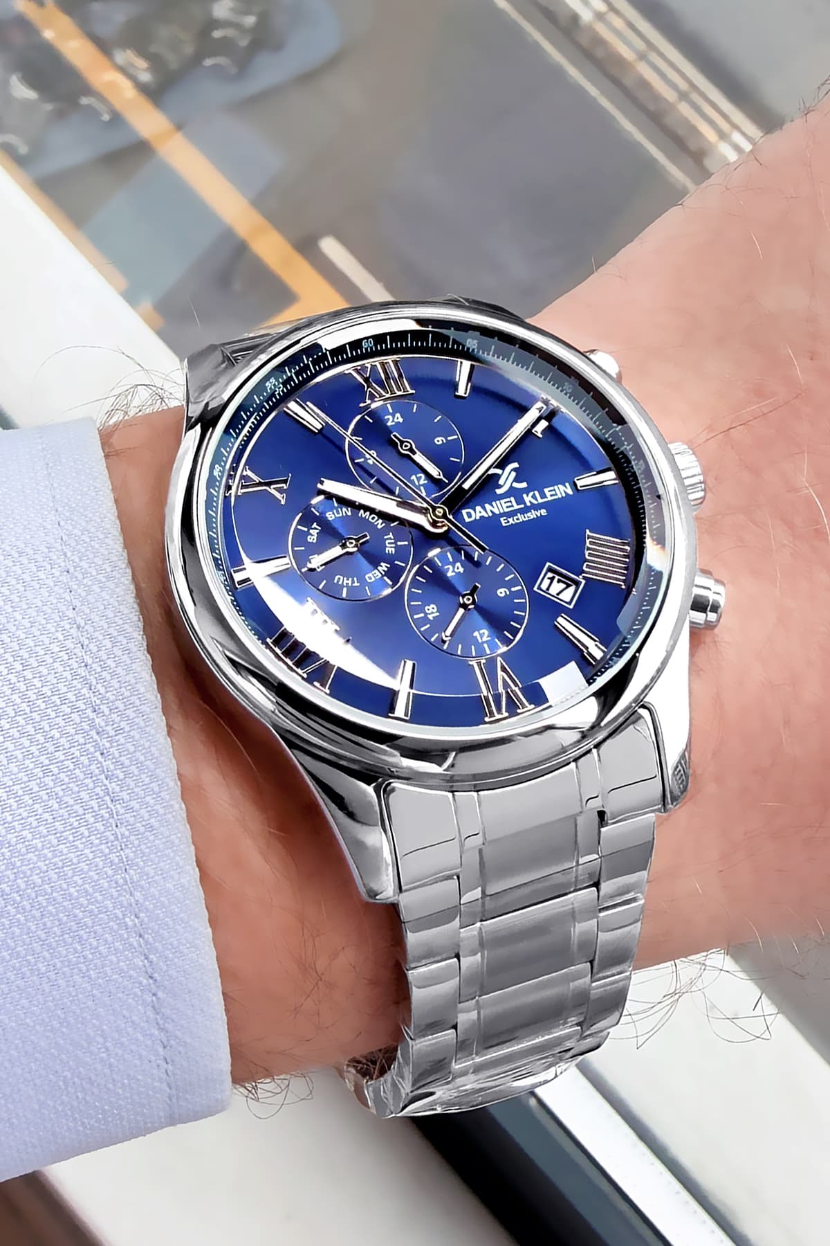 ساعت مچی مردانه Daniel Klein ضد آب 3 ATM استیل نقرهای مدل CBK229 ساعت مچی مردانه Daniel Klein ضد آب 3 ATM استیل نقرهای مدل CBK229