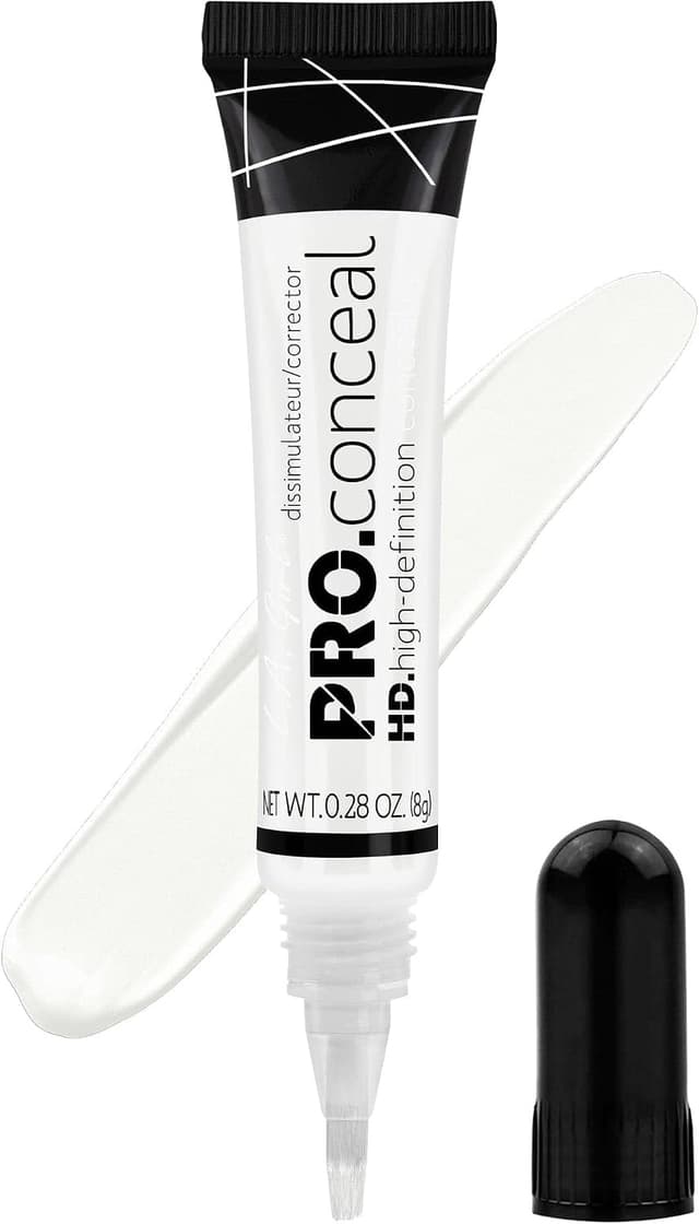 کانسیلر L.A. Girl HD Pro Conceal اصلاحکننده سفید مات 1 Oz کانسیلر L.A. Girl HD Pro Conceal اصلاحکننده سفید مات 1 Oz