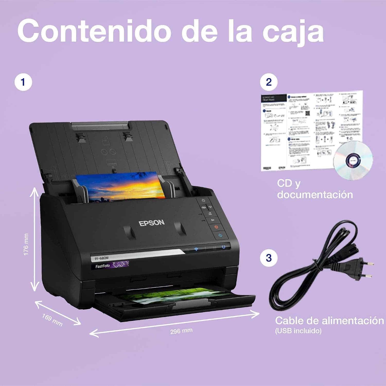 اسکنر Epson FastFoto مدل FF680 W اسکنر Epson FastFoto مدل FF680 W