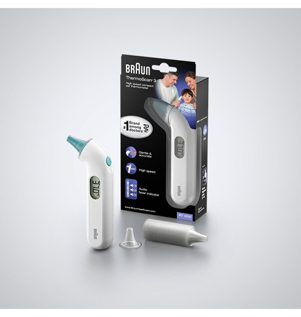 ترمومتر تب گوشی Braun Thermoscan مدل IRT-3030 ترمومتر تب گوشی Braun Thermoscan مدل IRT-3030