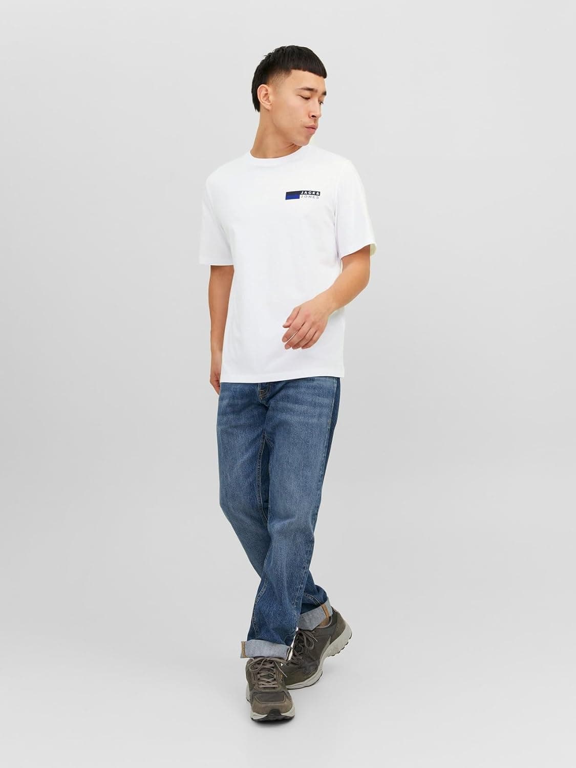 تیشرت مردانه JACK & JONES یقه گرد با لوگو آستین کوتاه مدل Jjecorp Play تیشرت مردانه JACK & JONES یقه گرد با لوگو آستین کوتاه مدل Jjecorp Play