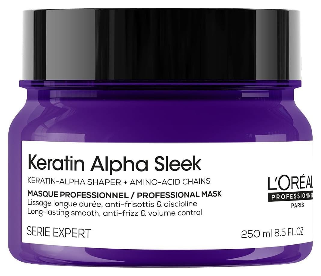 ماسک مو L'Oreal Professionnel Serie Expert Keratin Alpha Sleek تقویتکننده و صافکننده 250 ml ماسک مو L'Oreal Professionnel Serie Expert Keratin Alpha Sleek تقویتکننده و صافکننده 250 ml
