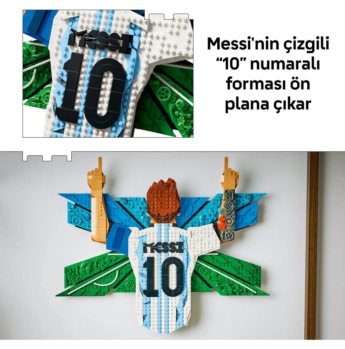لگو Editions Lionel Messi جشن مدل 43018 با 1427 قطعه لگو Editions Lionel Messi جشن مدل 43018 با 1427 قطعه