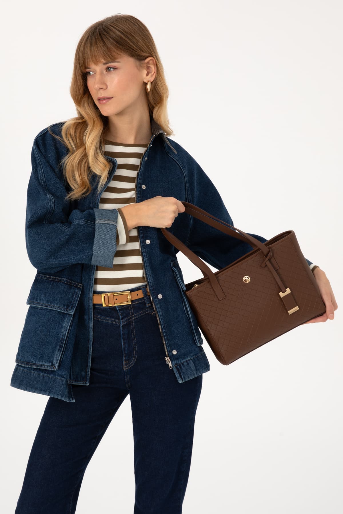 کیف دستی زنانه U.S. Polo Assn. قهوهای روشن مدل 50317801-VR002 کیف دستی زنانه U.S. Polo Assn. قهوهای روشن مدل 50317801-VR002