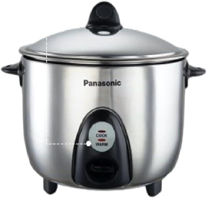 پلوپز برقی اتوماتیک Panasonic استیل ضدزنگ 1.8 L نقرهای مدل SR-G18 پلوپز برقی اتوماتیک Panasonic استیل ضدزنگ 1.8 L نقرهای مدل SR-G18