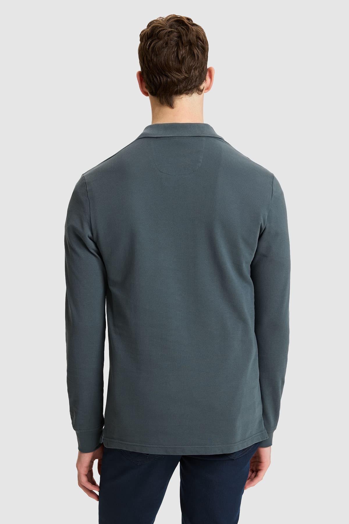 سوئیشرت مردانه U.S. Polo Assn. خاکستری یقه پولو فیت معمولی نخی %100 مدل 50329450-VR076 سوئیشرت مردانه U.S. Polo Assn. خاکستری یقه پولو فیت معمولی نخی %100 مدل 50329450-VR076