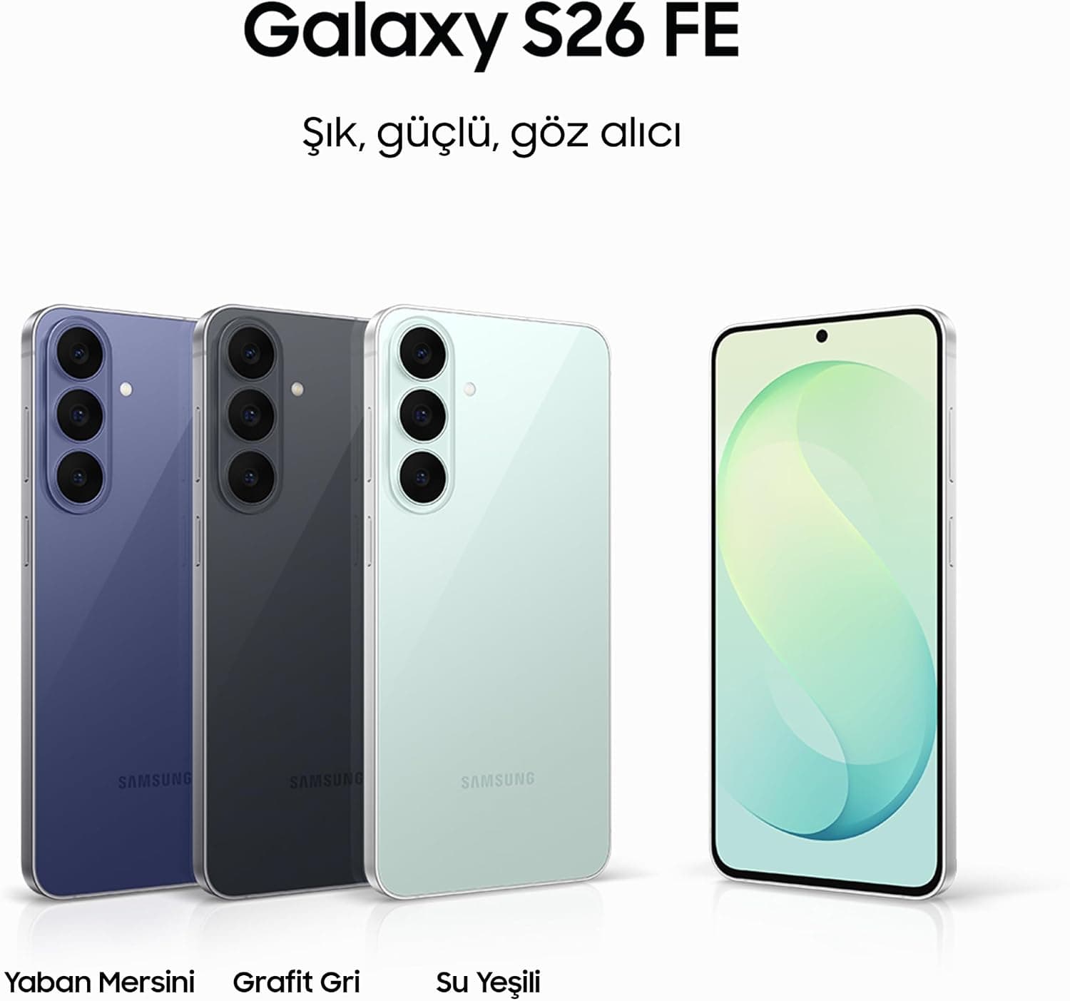گوشی موبایل Samsung مدل Galaxy S26 FE ظرفیت 256GB رنگ توت آبی گوشی موبایل Samsung مدل Galaxy S26 FE ظرفیت 256GB رنگ توت آبی