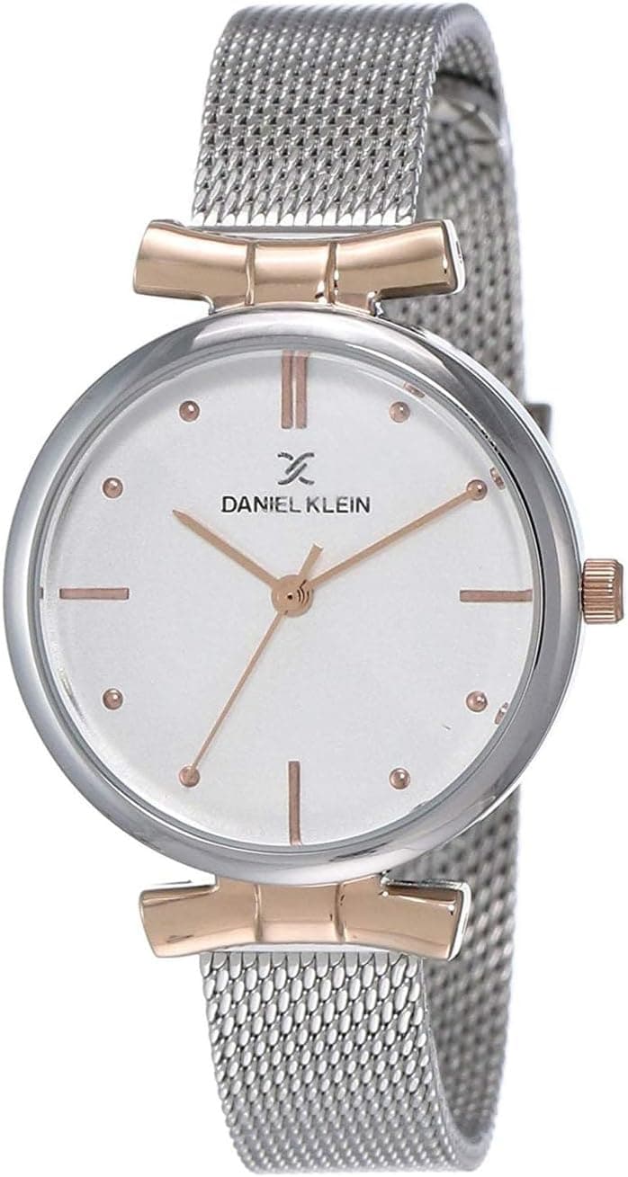 ساعت مچی زنانه Daniel Klein آنالوگ با صفحه نقرهای مدل DK11956-3 ساعت مچی زنانه Daniel Klein آنالوگ با صفحه نقرهای مدل DK11956-3