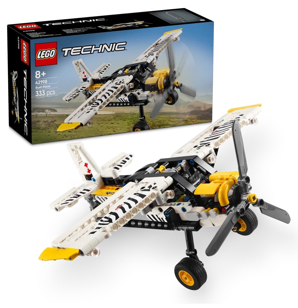 لگو Technic هواپیمای آفرودی مدل 42198 با 333 قطعه لگو Technic هواپیمای آفرودی مدل 42198 با 333 قطعه