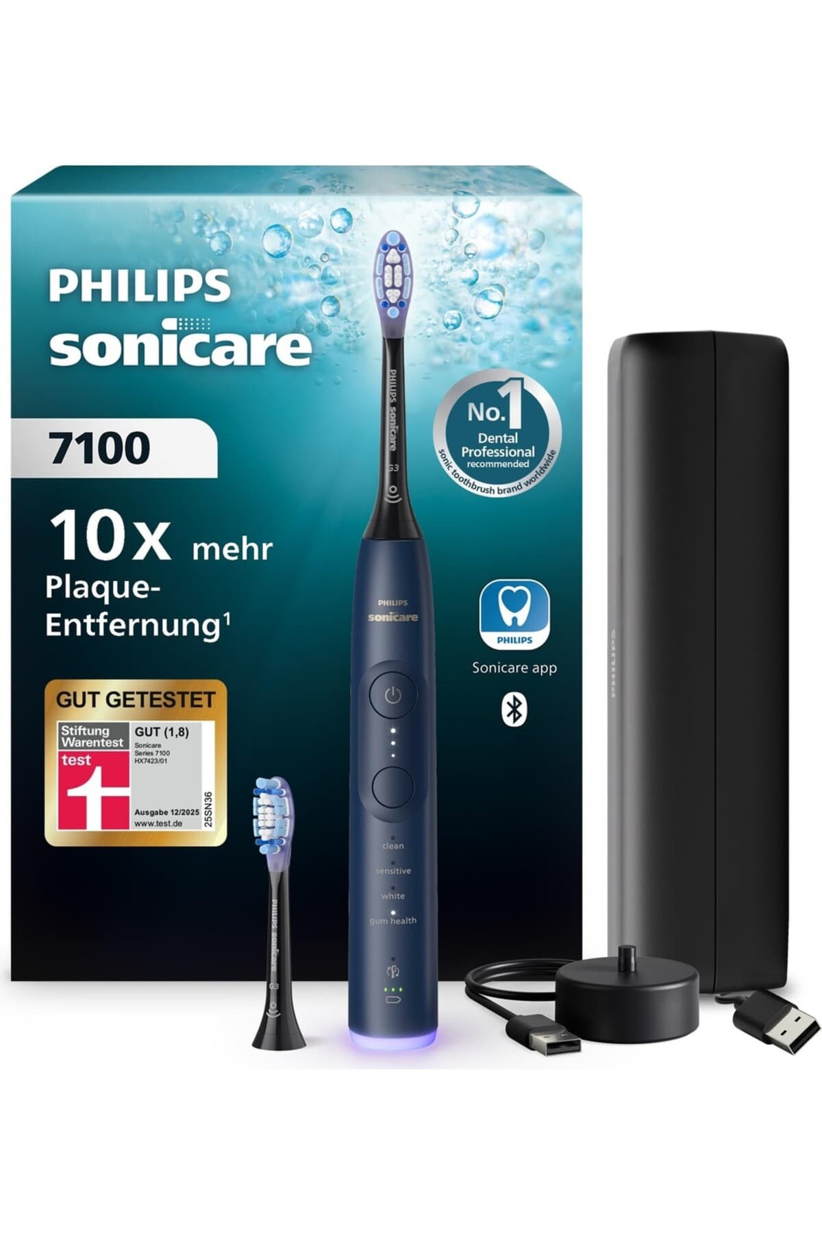 مسواک برقی شارژی Philips با 62.000 حرکت برس، سنسور فشار بصری، 4 حالت و سری G3 مسواک برقی شارژی Philips با 62.000 حرکت برس، سنسور فشار بصری، 4 حالت و سری G3