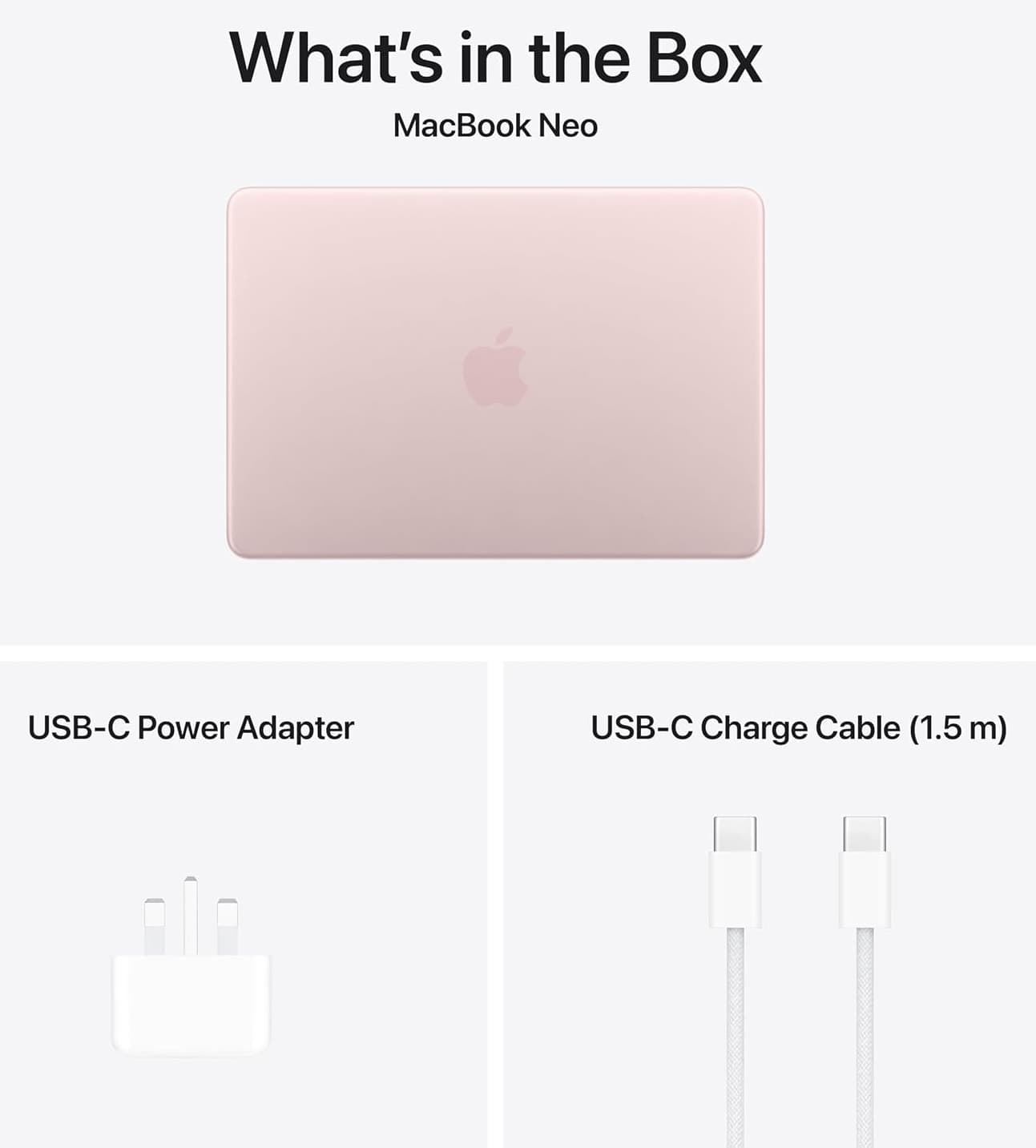 لپتاپ 13-inch Apple MacBook Neo با تراشه A18 Pro، نمایشگر Liquid Retina، حافظه 8GB، حافظه داخلی 256GB SSD، صورتی ملایم، زبان انگلیسی لپتاپ 13-inch Apple MacBook Neo با تراشه A18 Pro، نمایشگر Liquid Retina، حافظه 8GB، حافظه داخلی 256GB SSD، صورتی ملایم، زبان انگلیسی