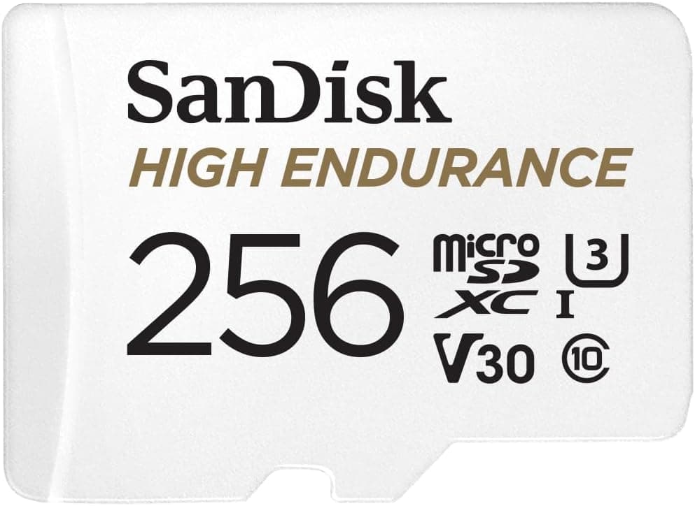 کارت حافظه microSDXC دوربین خودرو و امنیتی SanDisk با دوام بالا، همراه آداپتور، 128 GB، سرعت خواندن 100 MB/s، V30 کارت حافظه microSDXC دوربین خودرو و امنیتی SanDisk با دوام بالا، همراه آداپتور، 128 GB، سرعت خواندن 100 MB/s، V30