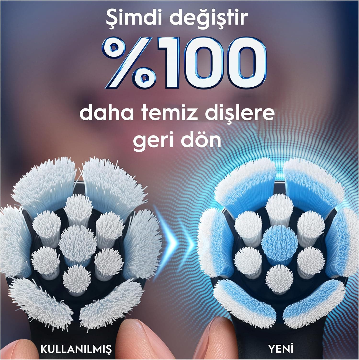 سری یدک مسواک Oral-B iO Gentle Care مشکی 4 عدد سری یدک مسواک Oral-B iO Gentle Care مشکی 4 عدد