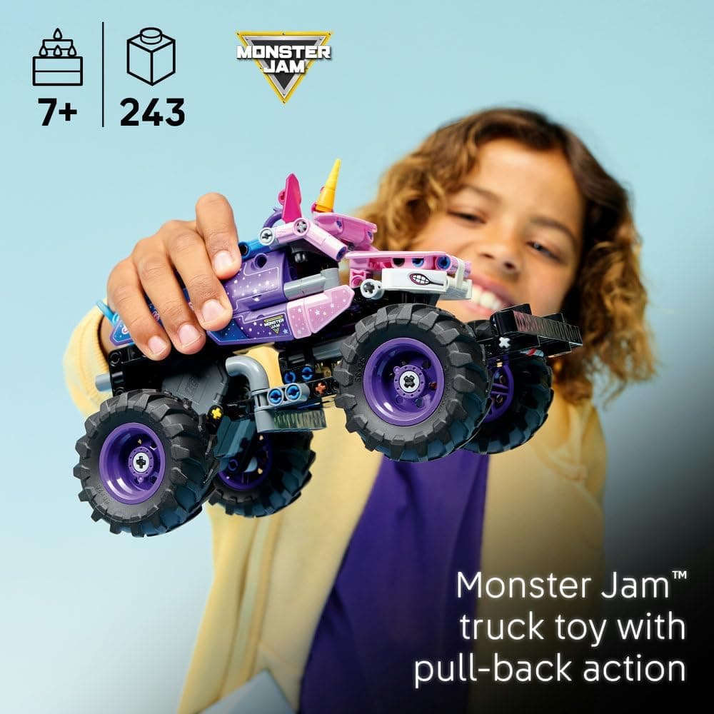 لگو Technic Monster Jam Sparkle Smash با قابلیت Pull-Back مدل 42220 لگو Technic Monster Jam Sparkle Smash با قابلیت Pull-Back مدل 42220