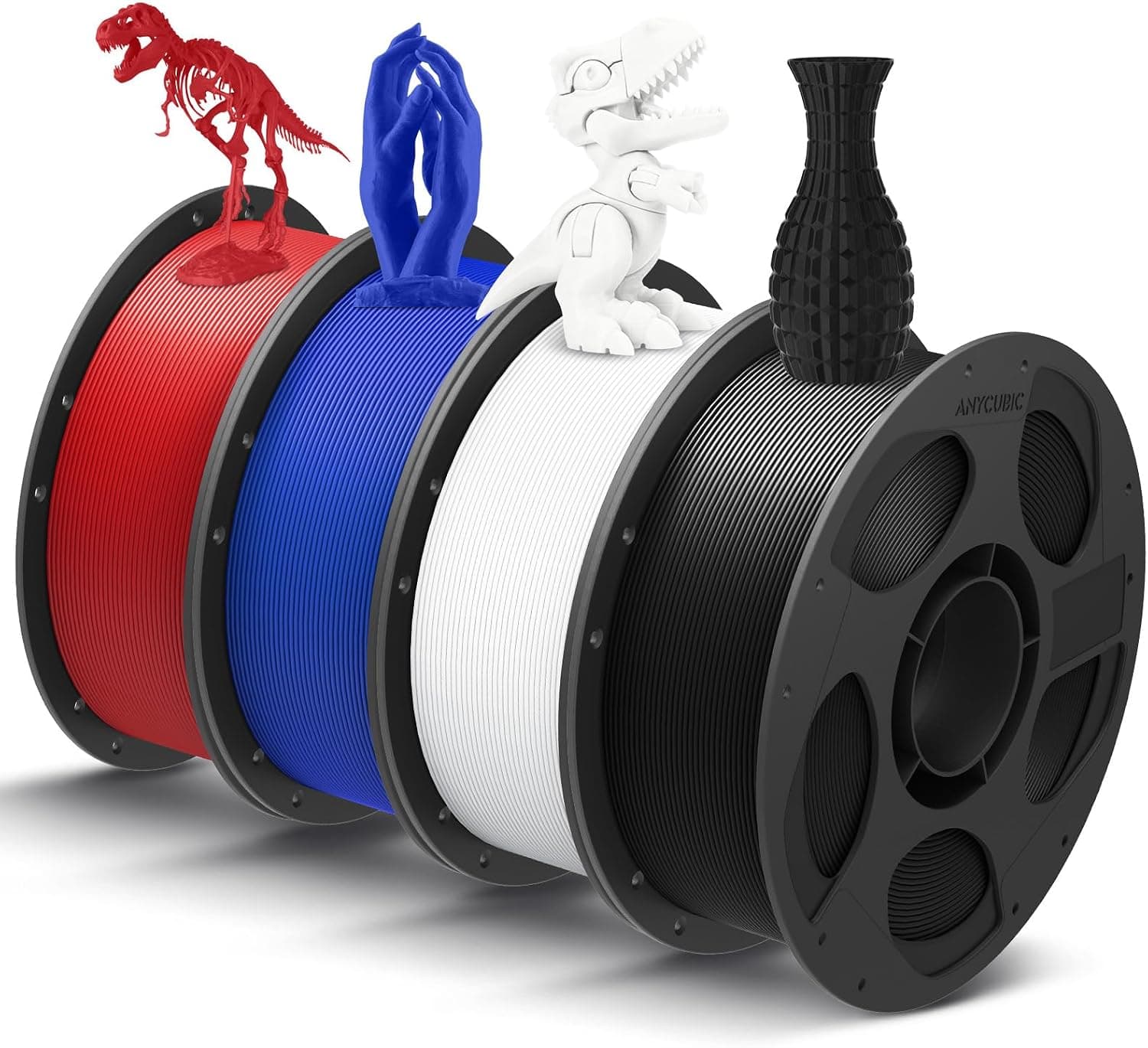 فیلامنت پرینتر سه بعدی ANYCUBIC چندرنگ PLA بسته 4KG فیلامنت پرینتر سه بعدی ANYCUBIC چندرنگ PLA بسته 4KG
