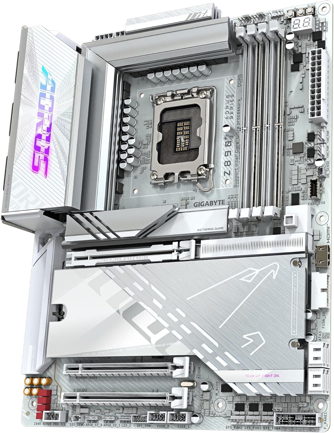 مادربرد GIGABYTE مدل Z890 AORUS PRO ICE سوکت LGA1851 ATX اینتل مادربرد GIGABYTE مدل Z890 AORUS PRO ICE سوکت LGA1851 ATX اینتل