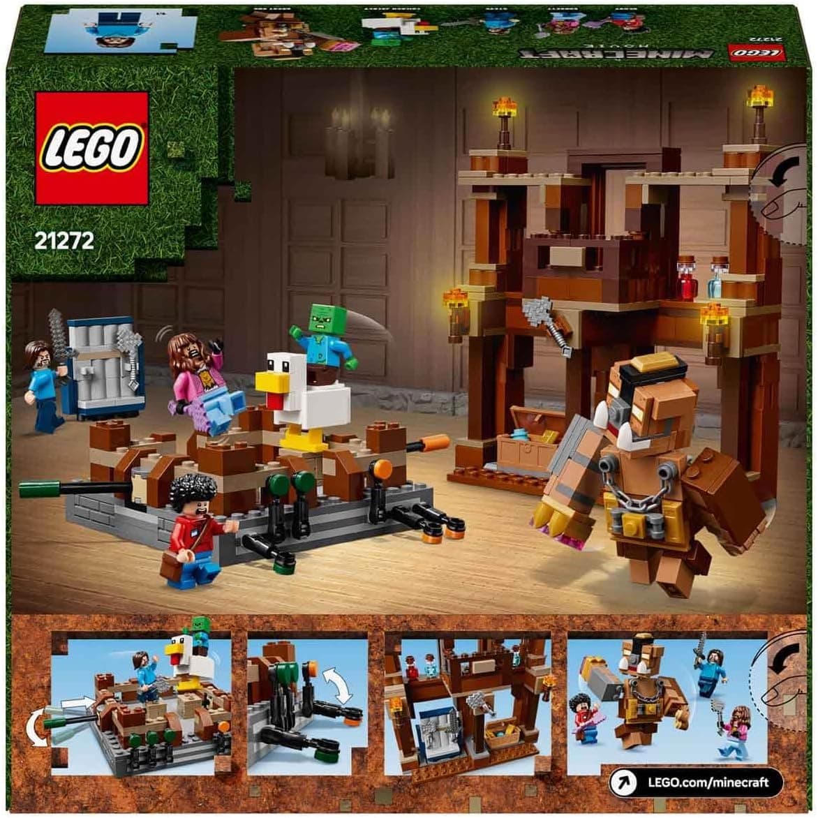لگو Minecraft Woodland Mansion Fighting Ring مدل 21272 لگو Minecraft Woodland Mansion Fighting Ring مدل 21272