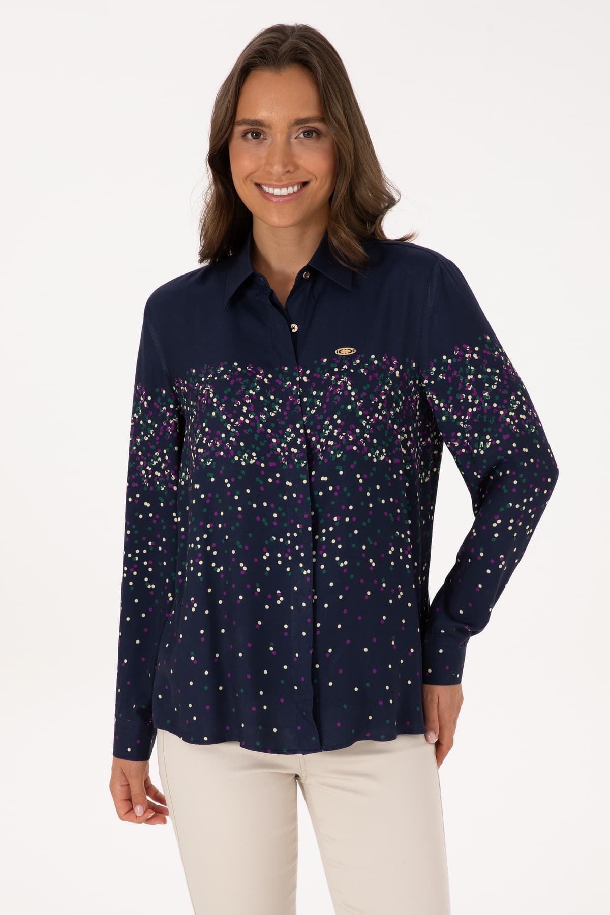 پیراهن زنانه U.S. Polo Assn. سرمهای آستین بلند مدل 50308965-VR033 پیراهن زنانه U.S. Polo Assn. سرمهای آستین بلند مدل 50308965-VR033