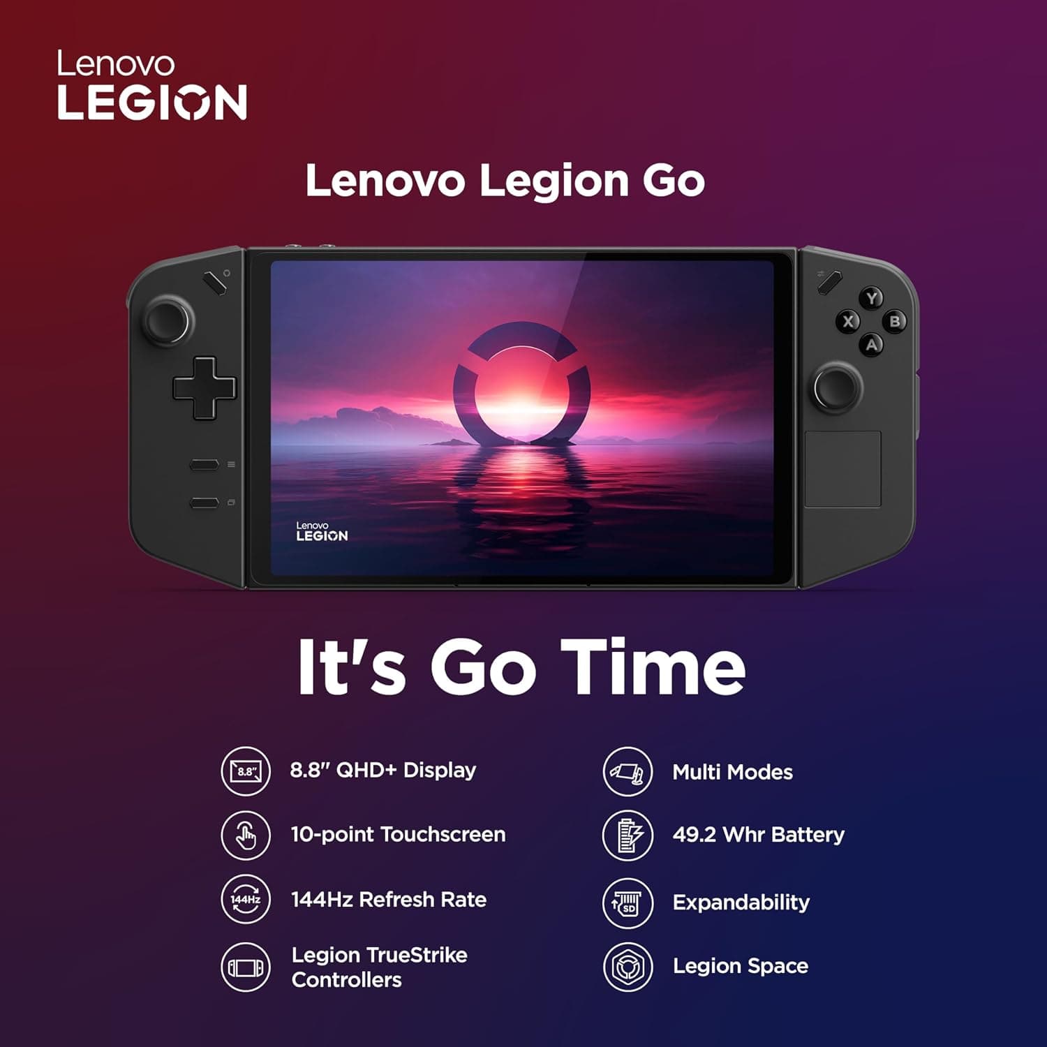 کنسول بازی دستی Lenovo Legion Go با پردازنده AMD Ryzen Z1 Extreme، رم 16GB، حافظه SSD 512GB و SSD قابلحمل 1TB کنسول بازی دستی Lenovo Legion Go با پردازنده AMD Ryzen Z1 Extreme، رم 16GB، حافظه SSD 512GB و SSD قابلحمل 1TB