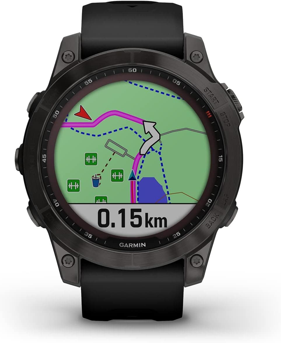 ساعت هوشمند Garmin fenix 7 Sapphire Solar تیتانیومی DLC خاکستری کربنی ساعت هوشمند Garmin fenix 7 Sapphire Solar تیتانیومی DLC خاکستری کربنی