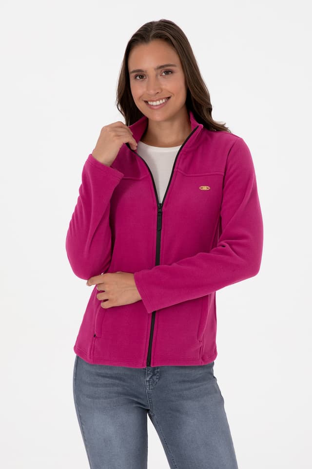 سوئیشرت پولار زنانه U.S. Polo Assn. فوشیا یقه ایستاده زیپدار مدل 50316729-VR023 سوئیشرت پولار زنانه U.S. Polo Assn. فوشیا یقه ایستاده زیپدار مدل 50316729-VR023