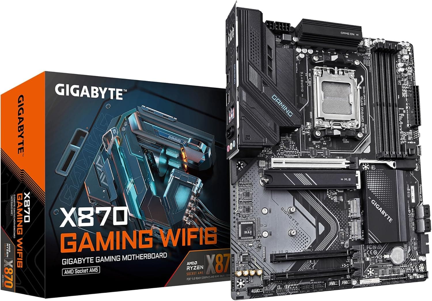 مادربرد GIGABYTE مدل X870E EAGLE X3D WIFI7 سازگار با AMD Ryzen 9000 مادربرد GIGABYTE مدل X870E EAGLE X3D WIFI7 سازگار با AMD Ryzen 9000