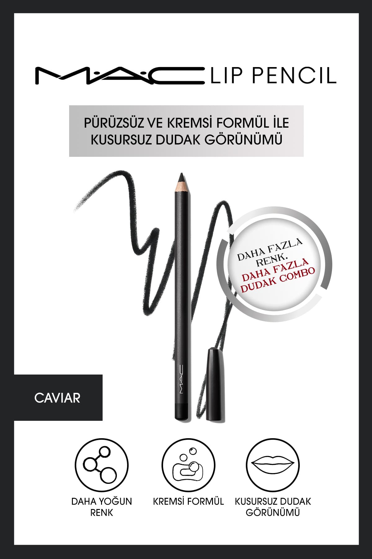 مداد لب Mac کرمی و ماندگار آلویی 1.45g مداد لب Mac کرمی و ماندگار آلویی 1.45g
