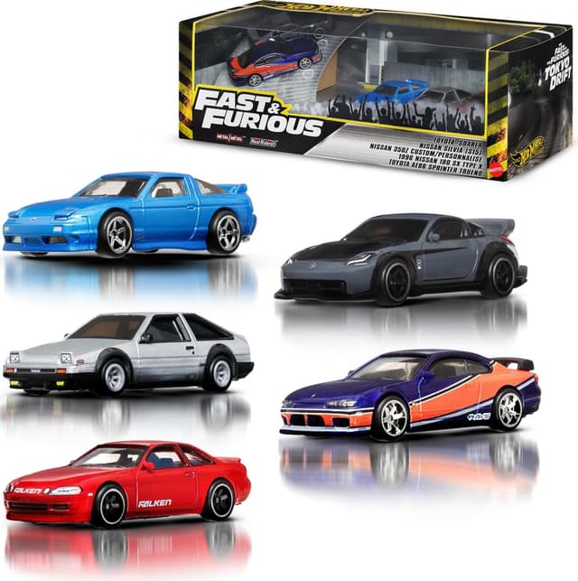 بسته ماشین اسباببازی Hot Wheels مدل F&F Tokyo Drift JFL99 بسته ماشین اسباببازی Hot Wheels مدل F&F Tokyo Drift JFL99