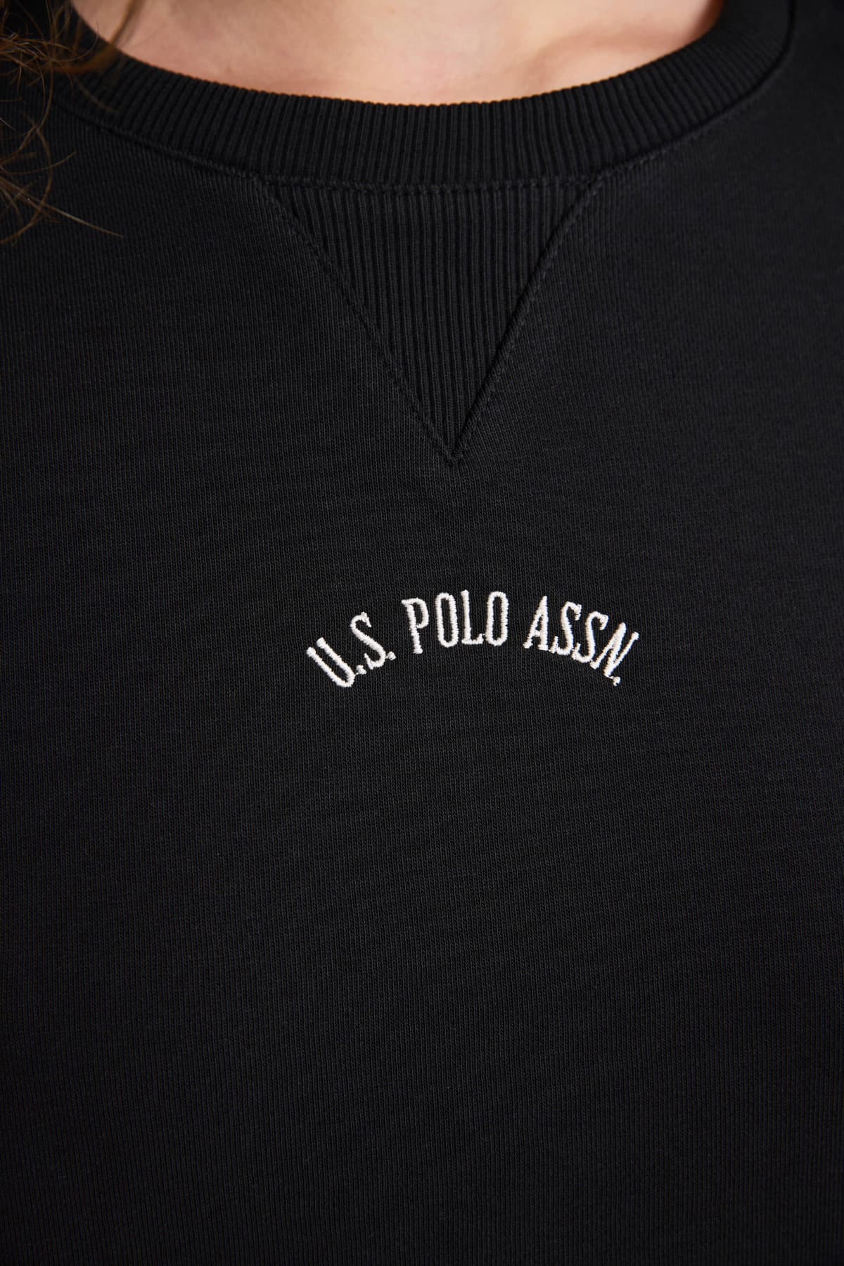 سویشرت زنانه U.S. Polo Assn. مشکی مدل 50328959-VR046 سویشرت زنانه U.S. Polo Assn. مشکی مدل 50328959-VR046